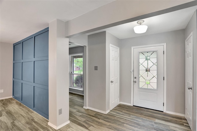 1510 Bowie St, Garland, TX 75042 - entryway featuring wood finished floors