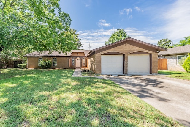708 Simpson Ter, Bedford, TX 76021 - single story home featuring brick siding, an attached garage, and asphalt driveway