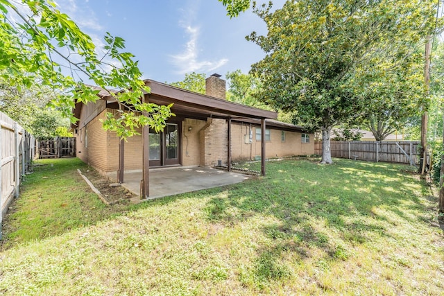 708 Simpson Ter, Bedford, TX 76021 - view of yard with a patio