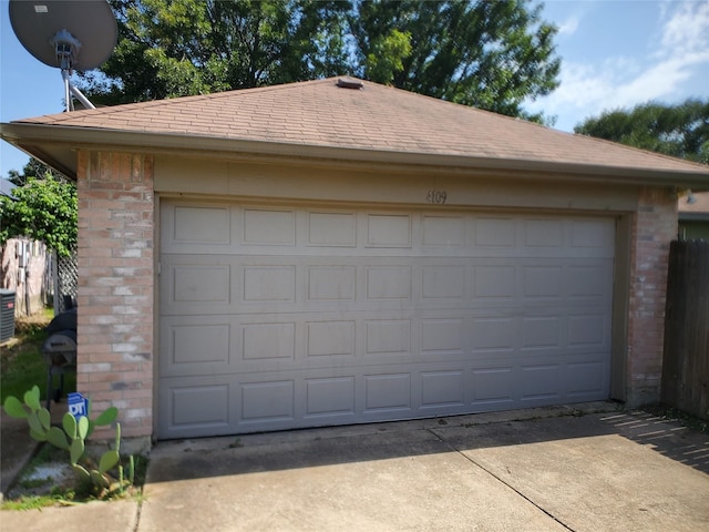 4109 Crystal Ln, Garland, TX 75043 - garage featuring cooling unit