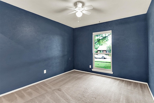 1305 Jabbet Dr, Plano, TX 75025 - carpeted empty room with ceiling fan and baseboards
