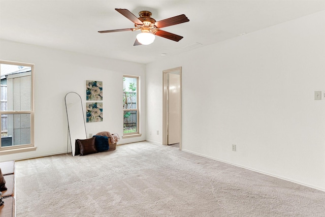 1305 Jabbet Dr, Plano, TX 75025 - carpeted spare room featuring a ceiling fan