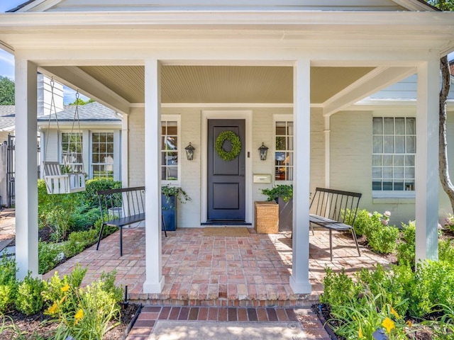 4604 Southern Ave, Highland Park, TX 75209 - entrance to property with covered porch and brick siding