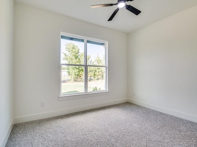 6434 Abner Rd, Terrell, TX 75161 - empty room featuring plenty of natural light, carpet flooring, and baseboards