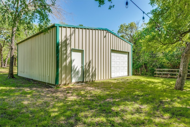 711 Majestic Oaks Dr, Oak Point, TX 75068 - view of detached garage