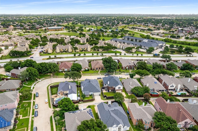 3616 Canyon Oaks Dr, Carrollton, TX 75007 - aerial view of property and surrounding area featuring nearby suburban area