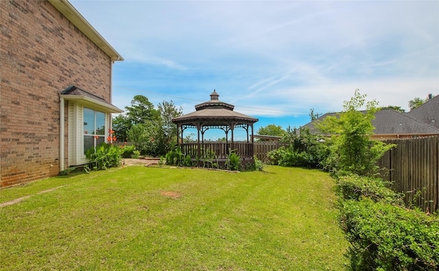 5718 Gloucester Dr, Tyler, TX 75707 - view of yard with a gazebo