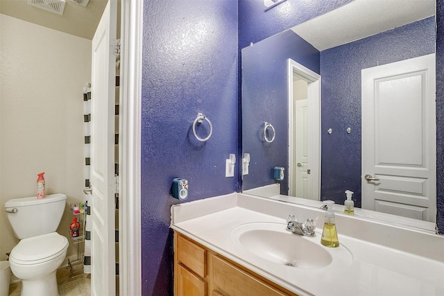 12225 Vienna Apple Rd, Fort Worth, TX 76244 - bathroom with a textured wall and vanity