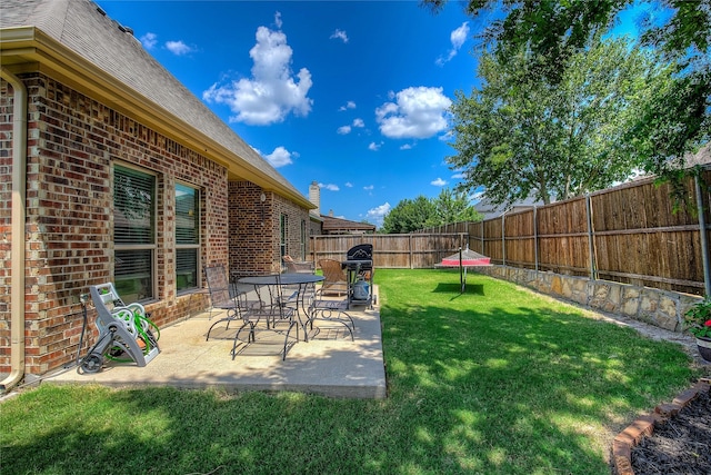 189 Charleston Ln, Fate, TX 75189 - view of yard with a patio