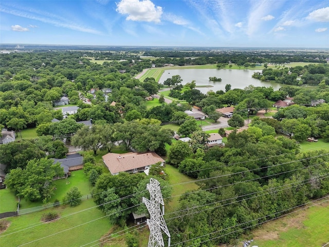 1700 N Preston St, Ennis, TX 75119 - drone / aerial view of a nearby body of water