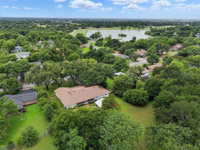 1700 N Preston St, Ennis, TX 75119 - bird's eye view of a nearby body of water