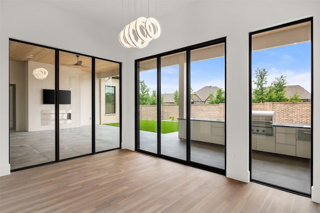 1106 Knoll Crest Dr, Mansfield, TX 76063 - interior space with a chandelier