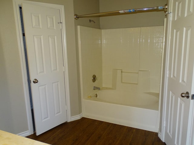 2013 Alanbrooke Dr, Fort Worth, TX 76140 - full bath featuring wood finished floors, washtub / shower combination, and baseboards