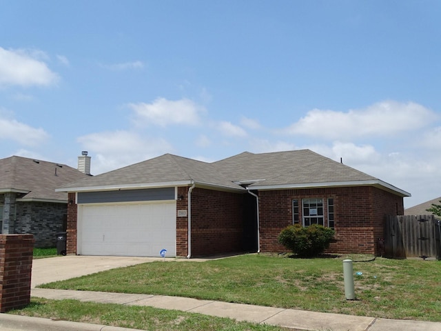 2013 Alanbrooke Dr, Fort Worth, TX 76140 - single story home with a garage, brick siding, concrete driveway, and roof with shingles
