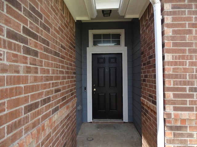 2013 Alanbrooke Dr, Fort Worth, TX 76140 - doorway to property featuring brick siding