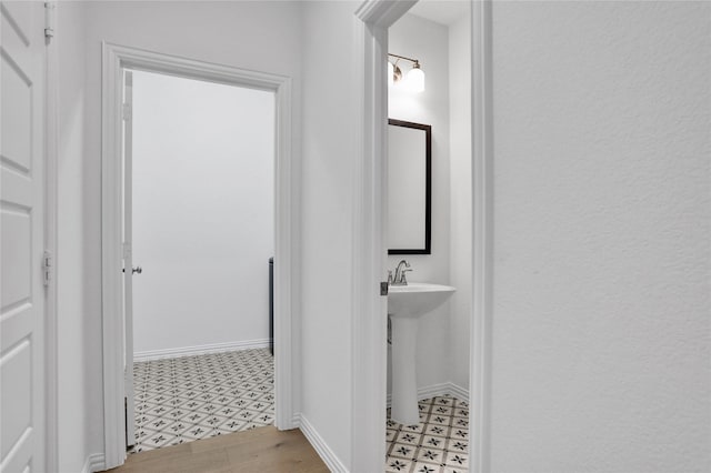 545 Oakmoss St, Little Elm, TX 76227 - bathroom with tile patterned floors