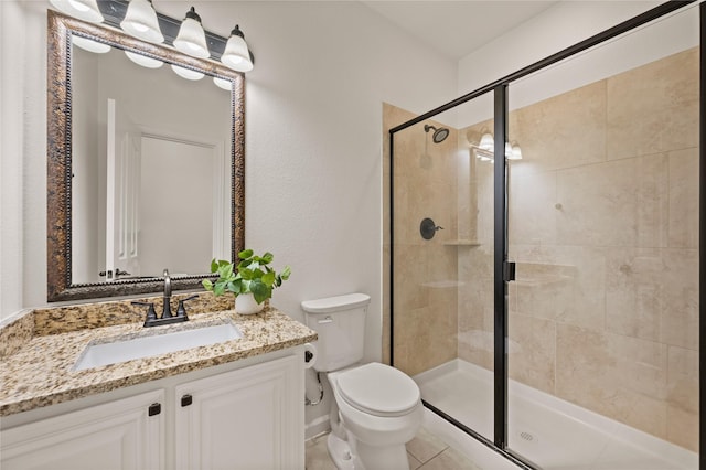 1021 Tara Dr, Burleson, TX 76028 - bathroom featuring vanity and a stall shower