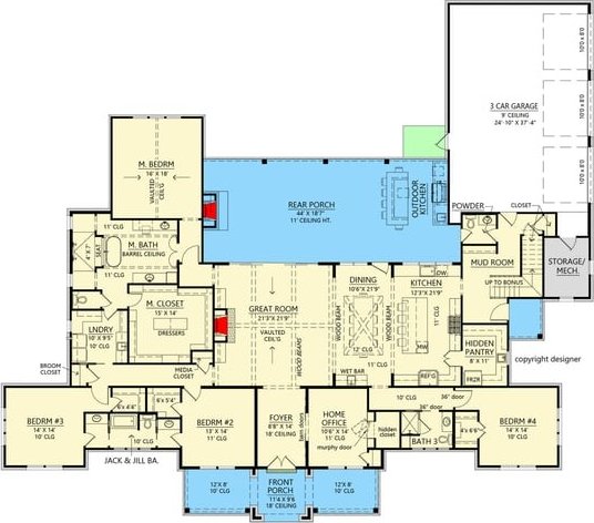 39271 Cedar Park Dr, Whitney, TX 76692 - home floor plan