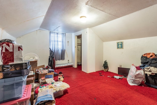 1213 Pine St, Grand Prairie, TX 75050 - bonus room featuring lofted ceiling and carpet flooring