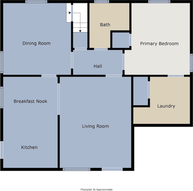 1213 Pine St, Grand Prairie, TX 75050 - floor plan / room layout