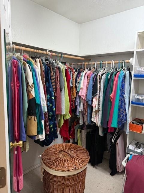 502 E College St, Leonard, TX 75452 - walk in closet featuring carpet floors
