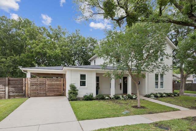 1921 Washington Ave, Fort Worth, TX 76110 - view of front of property featuring driveway and a carport