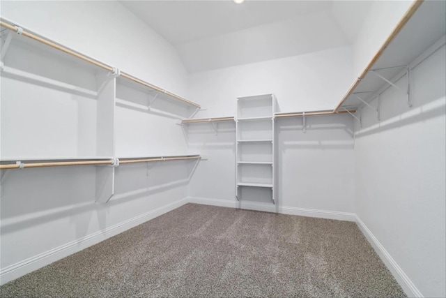 701 Winecup Way, Midlothian, TX 76065 - spacious closet with carpet floors and vaulted ceiling