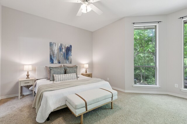 5321 Joe Wilson Rd, Midlothian, TX 76065 - carpeted bedroom featuring baseboards and a ceiling fan