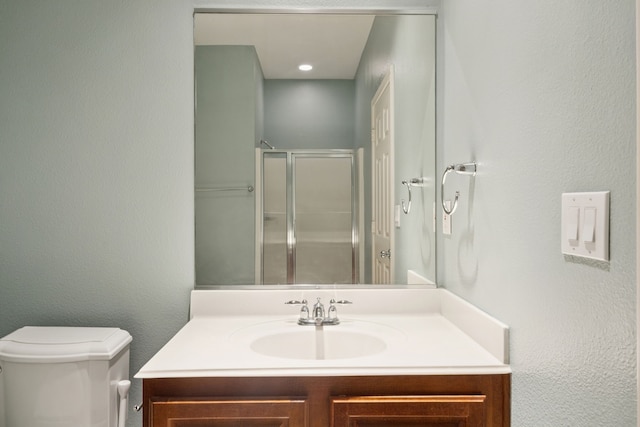 4121 Mckinney Ave Unit 21, Dallas, TX 75204 - full bath featuring vanity and a shower with shower door