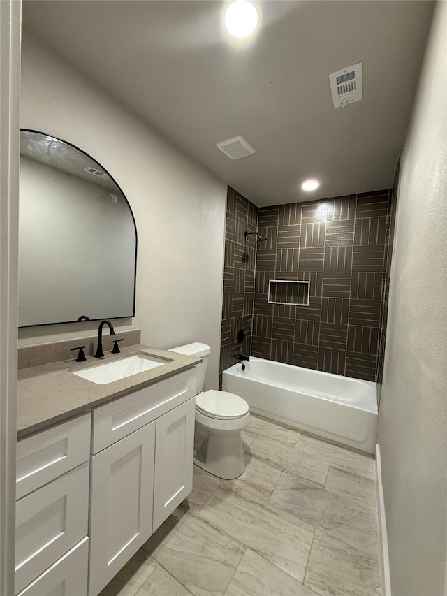 7118 Arborcrest Dr, Dallas, TX 75232 - bathroom with vanity and shower / bathtub combination