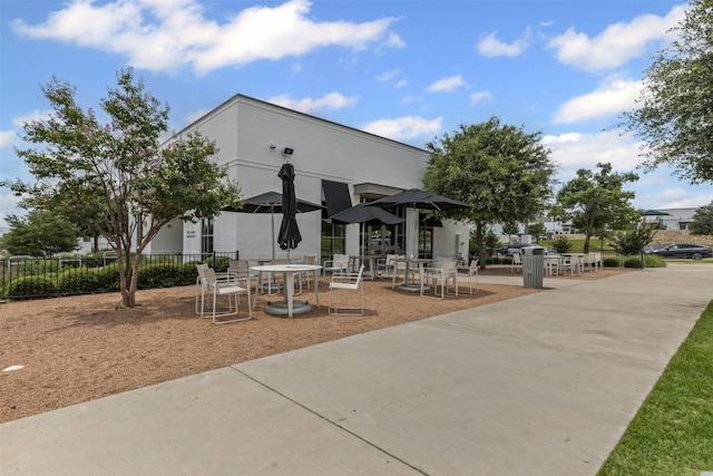1924 Grey Bark St, Fort Worth, TX 76008 - view of home's community with outdoor dining area and a patio area
