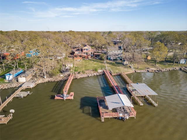 10040 Brinwood Dr, Wills Point, TX 75169 - bird's eye view of a nearby body of water
