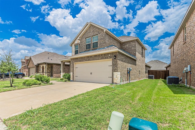 3233 Perman Dr, Mesquite, TX 75126 - view of front of property featuring brick siding, driveway, and a garage
