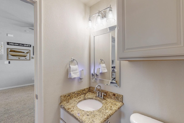 1225 Long Leaf Dr, Savannah, TX 76227 - bathroom with vanity and toilet