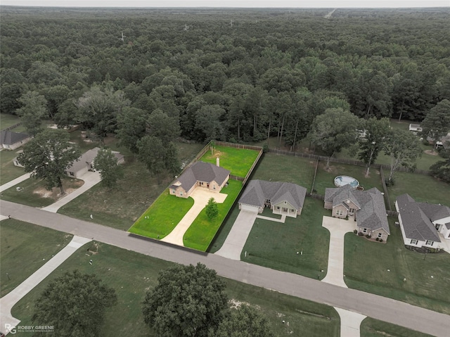 9424 N Pointe Cir, Greenwood, LA 71033 - drone / aerial view of a heavily wooded area