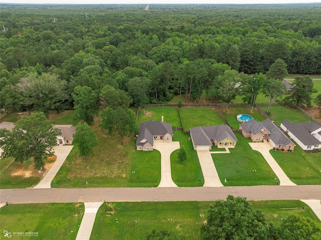 9424 N Pointe Cir, Greenwood, LA 71033 - drone / aerial view of a heavily wooded area