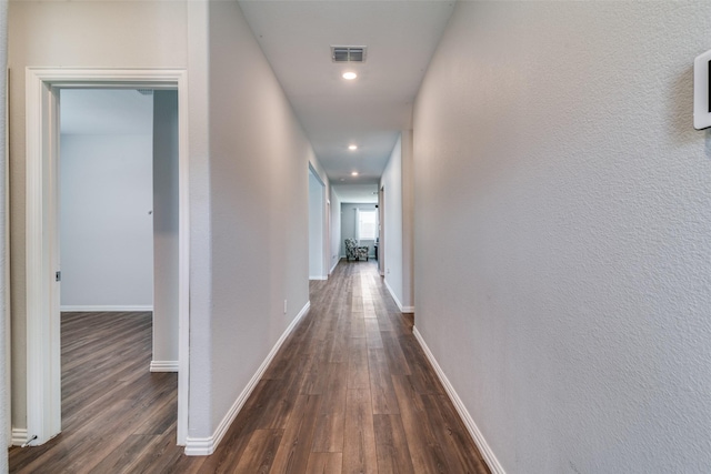 309 Jenkinson Dr, Fate, TX 75189 - hall with dark wood-style floors and recessed lighting