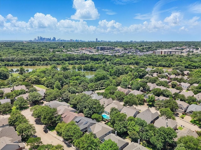 7939 Xavier Ct, Dallas, TX 75218 - aerial view of a nearby body of water and city skyline