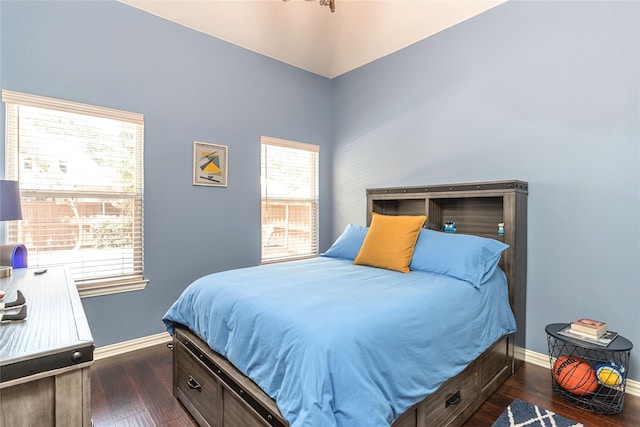 2324 Heather Ridge Dr, Flower Mound, TX 75028 - bedroom with dark wood finished floors