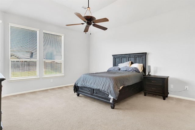 1505 Pelican Dr, Little Elm, TX 75068 - bedroom featuring light carpet and a ceiling fan