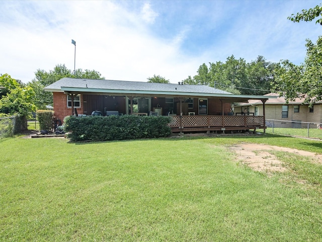 301 Redbud, Ferris, TX 75125 - rear view of house