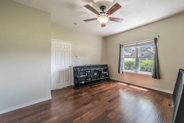 113 N W A Allen Blvd, Wylie, TX 75098 - empty room featuring wood finished floors, ceiling fan, and a smoke detector