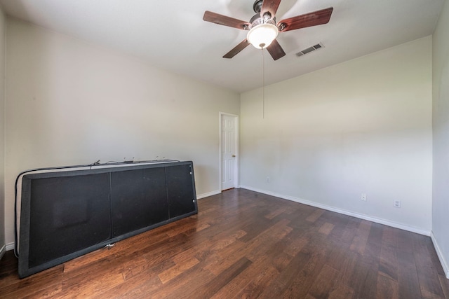 113 N W A Allen Blvd, Wylie, TX 75098 - spare room with dark wood finished floors and a ceiling fan