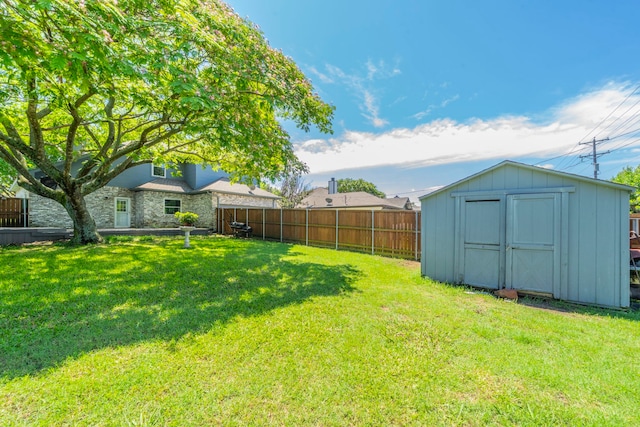 113 N W A Allen Blvd, Wylie, TX 75098 - view of yard featuring a storage shed