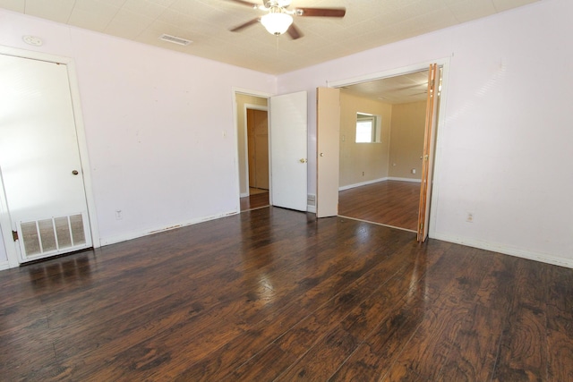 1902 Matador St, Abilene, TX 79605 - empty room with a ceiling fan and wood finished floors