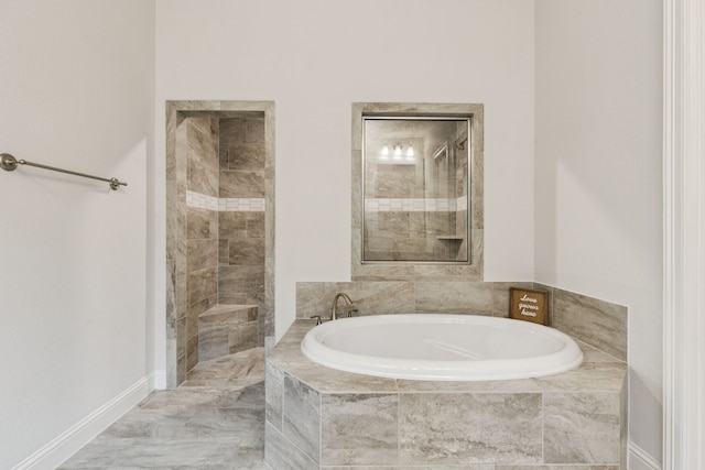 3623 Coldstream Dr, Irving, TX 75063 - bathroom featuring a bath and a tile shower