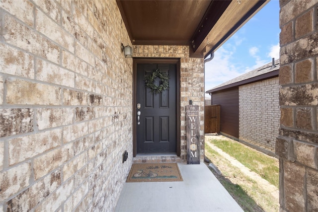 816 Adair Dr, Aubrey, TX 76227 - property entrance featuring stone siding