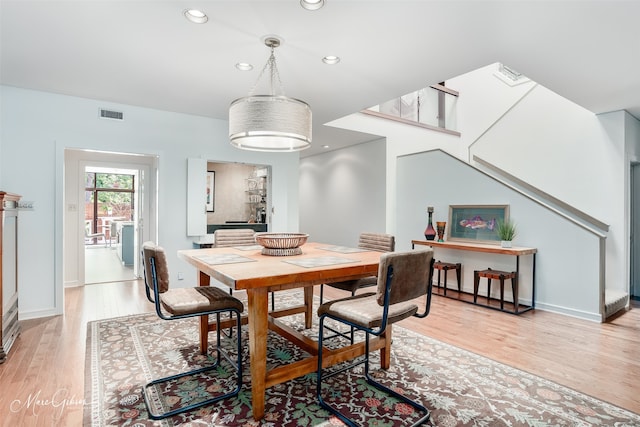 300 Pierremont Rd Unit 18, Shreveport, LA 71106 - dining space with recessed lighting and light wood finished floors