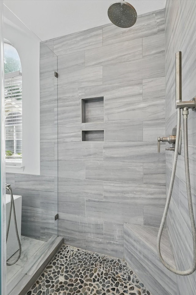 4704 Misty Ridge Dr, Fort Worth, TX 76137 - full bath with a tile shower and a freestanding tub