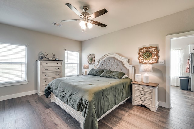 337 Hcr 1345, Hillsboro, TX 76645 - bedroom featuring wood finished floors and ceiling fan